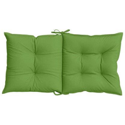 vidaXL Coussins de chaise longue 6 pcs Tissu mélangé vert 100x50x7 cm