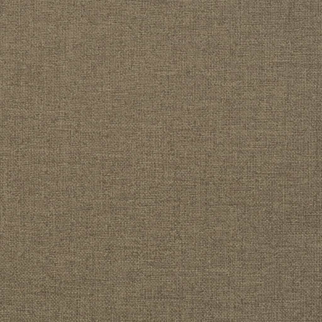 vidaXL Coussins de chaise longue 6 pcs Tissu méli-mélo taupe 100x50x7 cm
