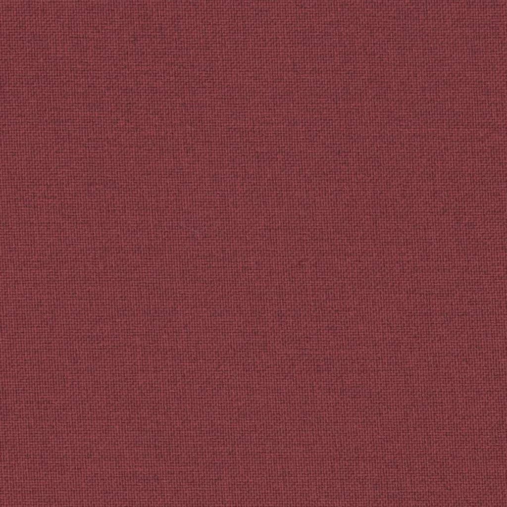 vidaXL Niedriglehner-Auflagen 2 Stk. Melange Weinrot 100x50x7 cm Stoff