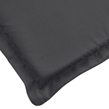 vidaXL Coussins pour chaises à dossier haut 4 pcs Mélange anthracite 120x50x4 cm Tissu