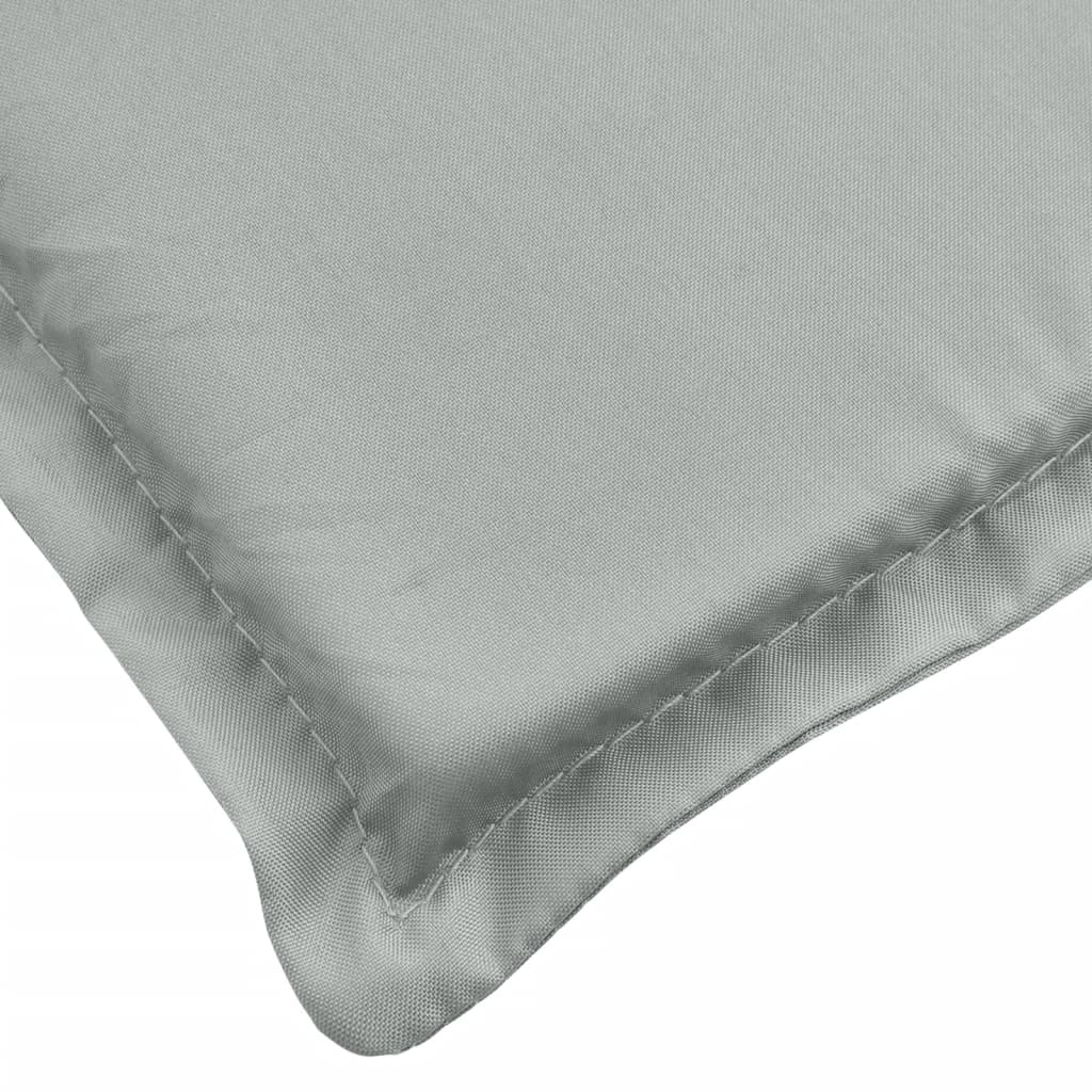 vidaXL Coussins de dossier haut 4 pcs Mélange Gris clair 120x50x4 cm Tissu