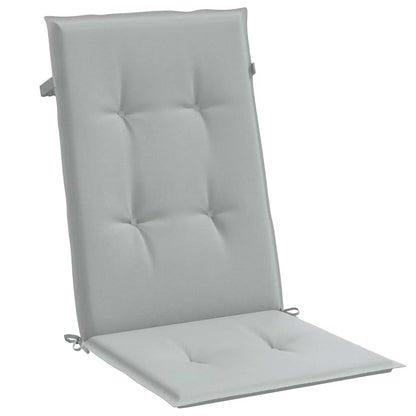 vidaXL Coussins de dossier haut 6 pcs Mélange Gris clair 120x50x4 cm Tissu