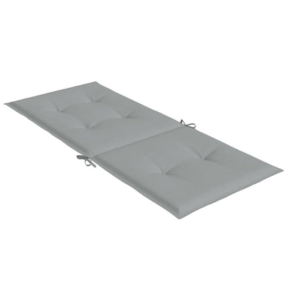 vidaXL Coussins de dossier haut 6 pcs Mélange Gris clair 120x50x4 cm Tissu