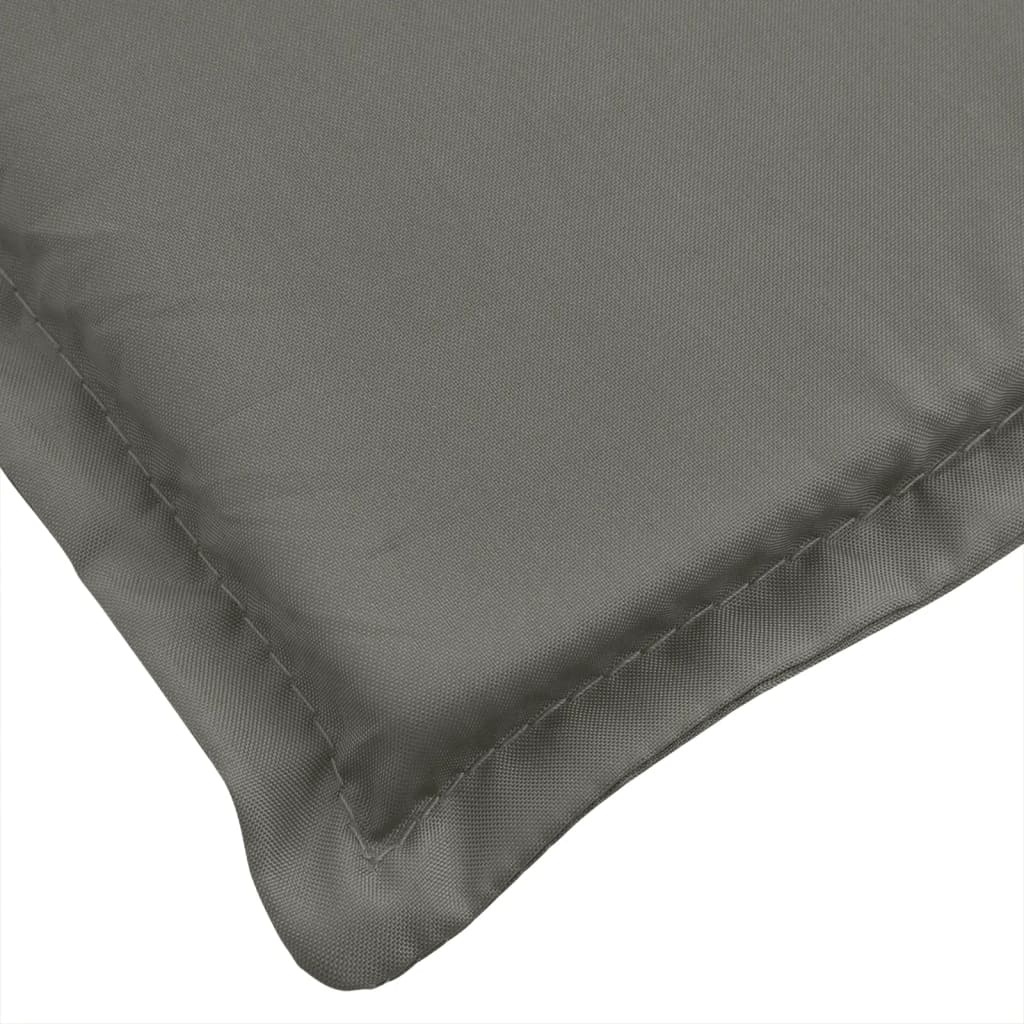 vidaXL Coussins de dossier haut 6 pcs. Mélange gris foncé 120x50x4 cm Tissu