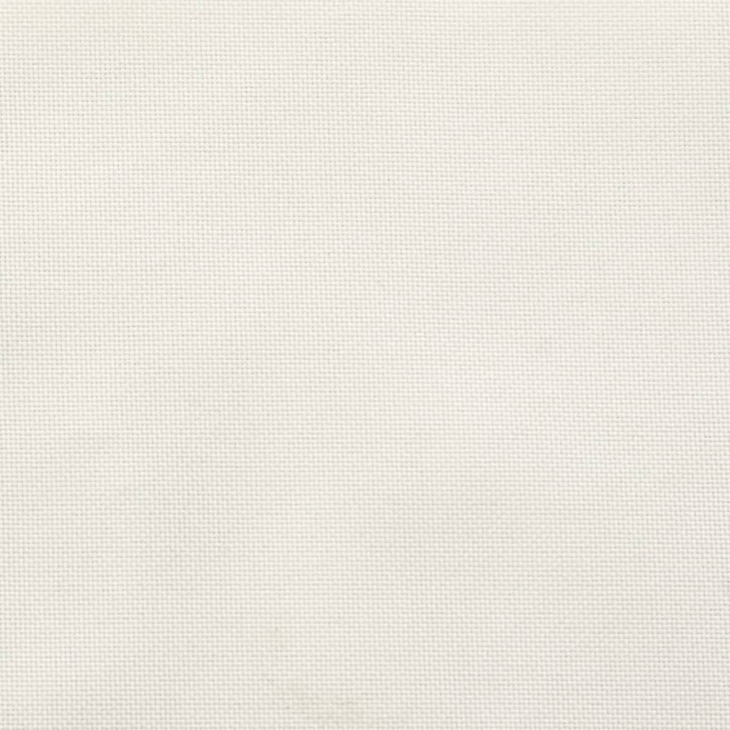vidaXL Coussins de dossier haut 6 pcs Crème mélangée 120x50x4 cm Tissu