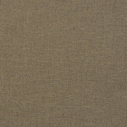 vidaXL Coussins de dossier haut 2 pcs Mélange Taupe 120x50x4 cm Tissu
