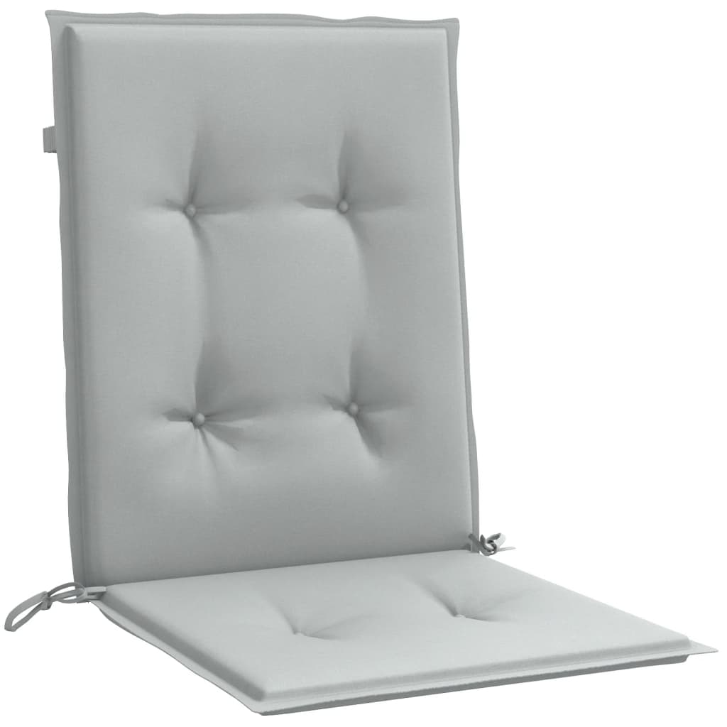 vidaXL Coussins de chaise longue 6 pcs Tissu mélangé Gris clair 100x50x4cm
