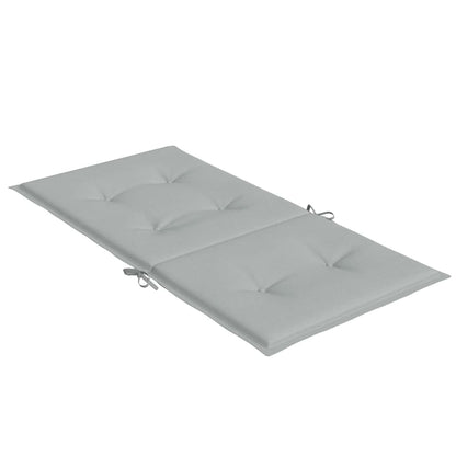 vidaXL Coussins de chaise longue 6 pcs Tissu mélangé Gris clair 100x50x4cm