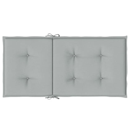 vidaXL Coussins de chaise longue 6 pcs Tissu mélangé Gris clair 100x50x4cm