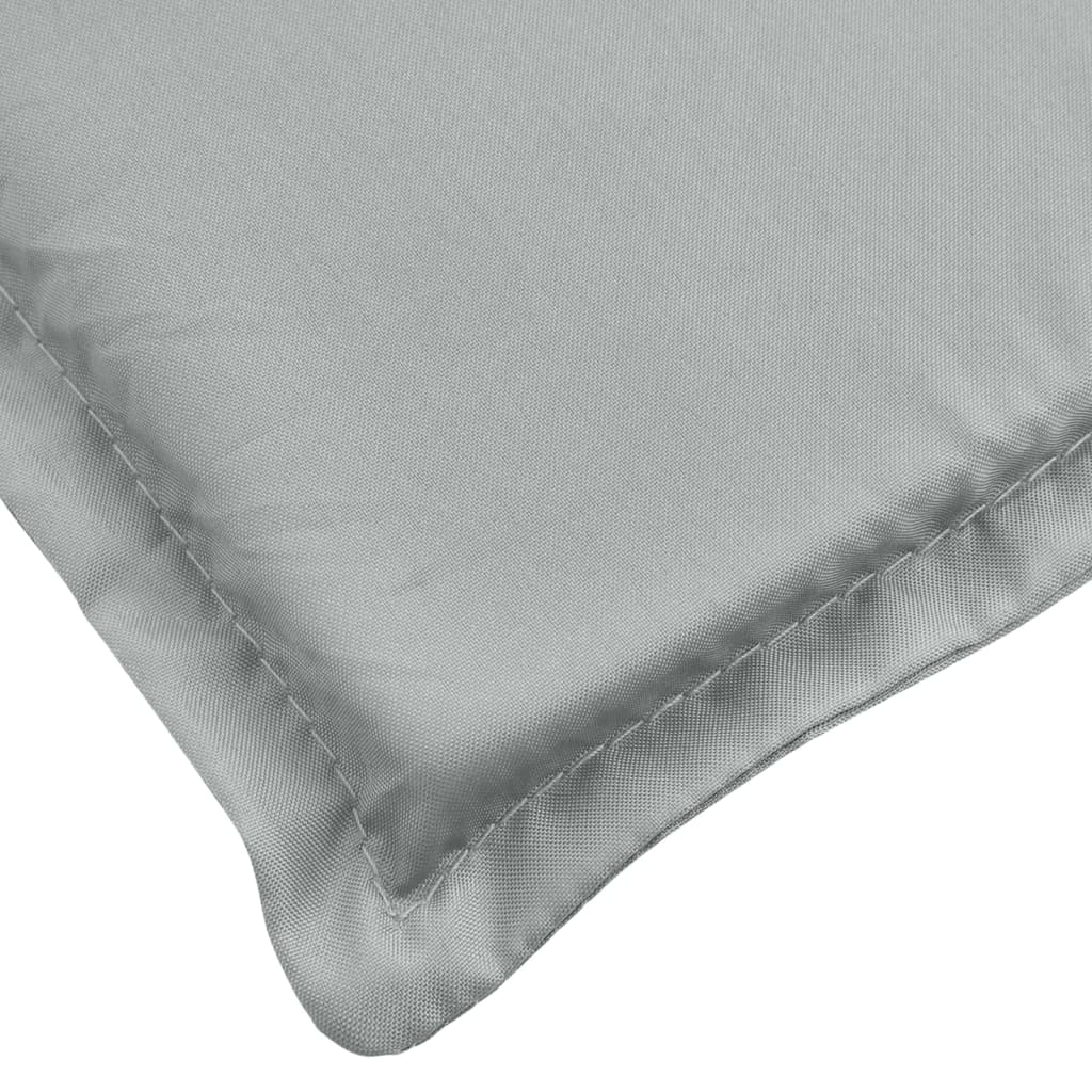 vidaXL Coussins de chaise longue 6 pcs Tissu mélangé Gris clair 100x50x4cm