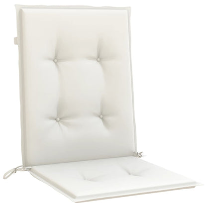 vidaXL Niedriglehner-Auflagen 6 Stk. Melange Creme 100x50x4 cm Stoff