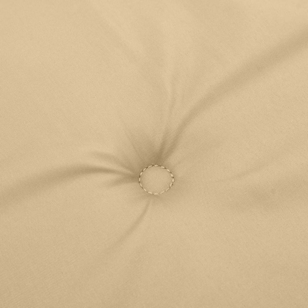 vidaXL Coussins de dossier bas 6 pcs mélangé beige 100x50x4 cm tissu