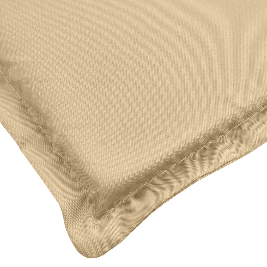 vidaXL Coussins de dossier bas 6 pcs mélangé beige 100x50x4 cm tissu