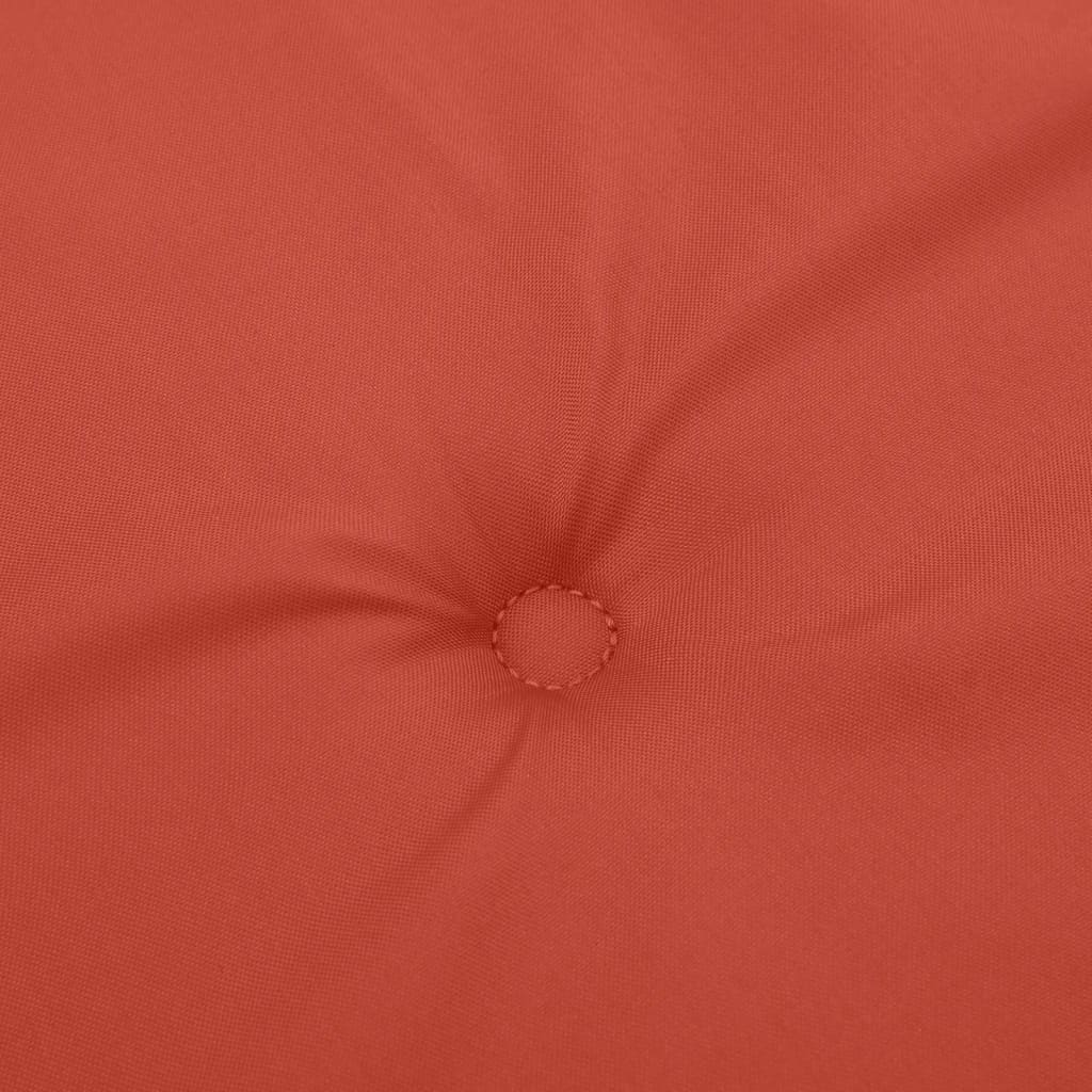 vidaXL Coussins pour chaises basses 2 pcs Rouge mélangé 100x50x4 cm Tissu