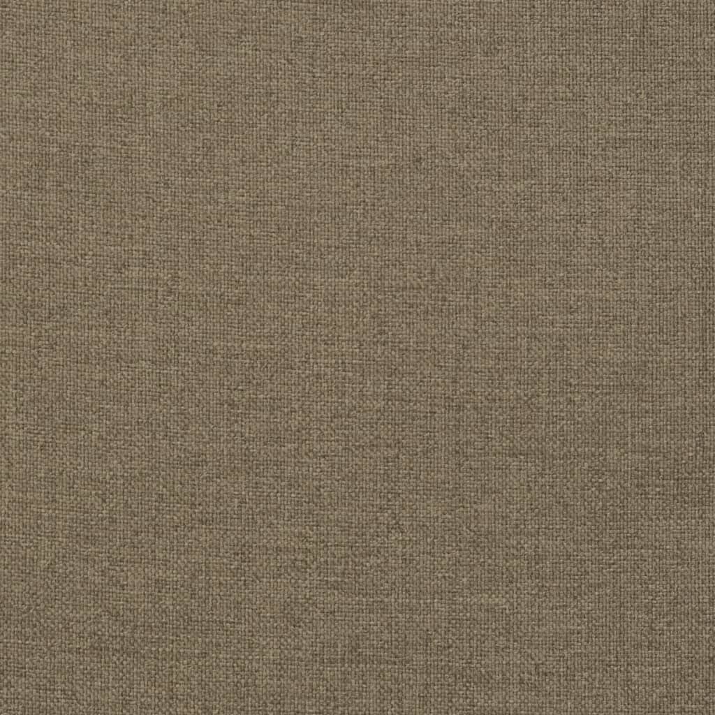 vidaXL Niedriglehner-Auflagen 2 Stk. Melange Taupe 100x50x4 cm Stoff