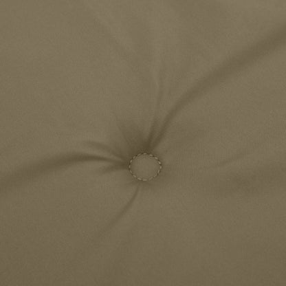 vidaXL Niedriglehner-Auflagen 4 Stk. Melange Taupe 100x50x4 cm Stoff