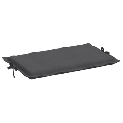 vidaXL Coussin de bain de soleil Mélange anthracite 186x58x4 cm Tissu