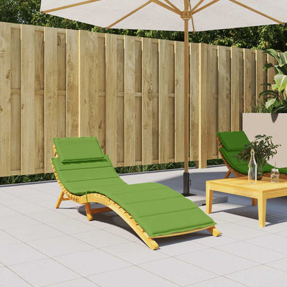 vidaXL Coussin de bain de soleil Mélange vert 186x58x4 cm Tissu