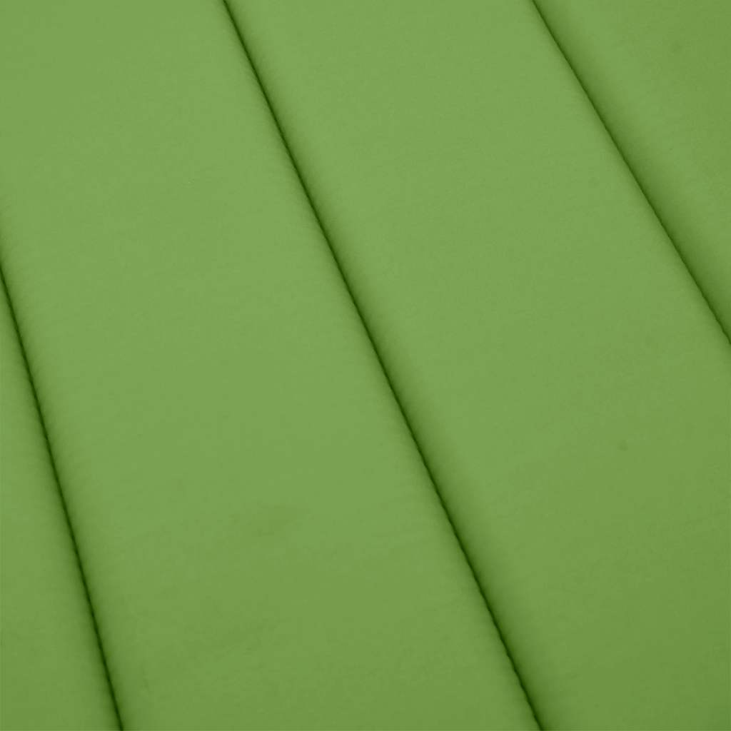 vidaXL Coussin de bain de soleil Mélange vert 186x58x4 cm Tissu