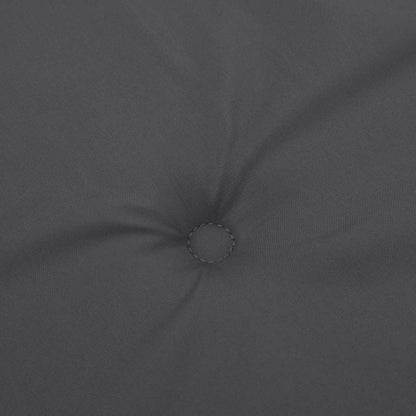 vidaXL Coussin de chaise longue anthracite mélangé (75+105) x 50 x 4 cm en tissu