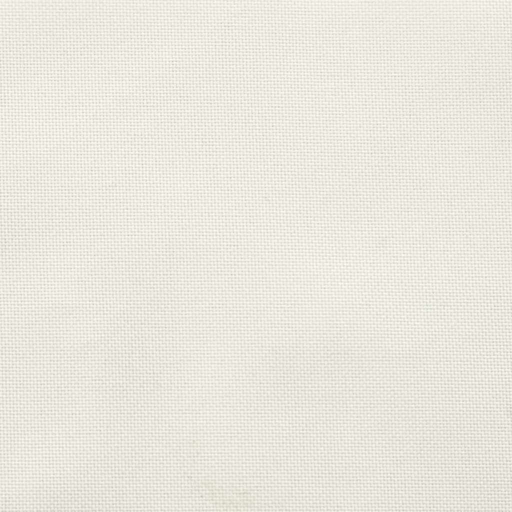 vidaXL Coussin de chaise longue Crème chiné (75+105) x 50 x 4 cm Tissu