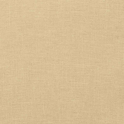 vidaXL Coussin pour chaise longue mélangé beige (75+105) x 50 x 4 cm tissu