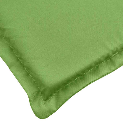vidaXL Coussin de chaise longue mélangé vert (75+105) x 50 x 4 cm Tissu