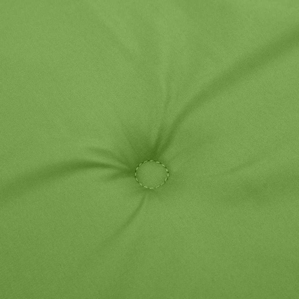 vidaXL Coussin de chaise longue mélangé vert (75+105) x 50 x 4 cm Tissu
