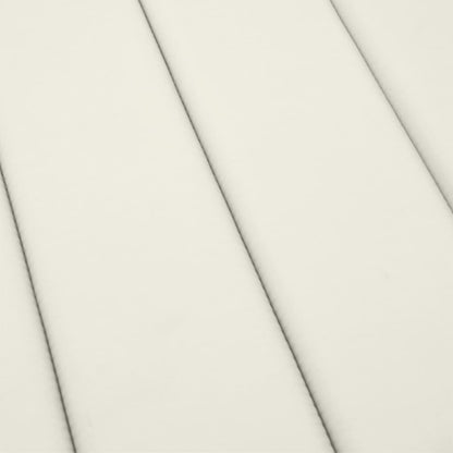 vidaXL Sonnenliegen-Auflage Melange Creme 200x50x4 cm Stoff