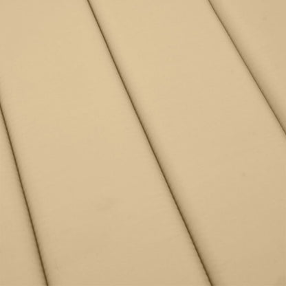 vidaXL Sonnenliegen-Auflage Melange Beige 200x50x4 cm Stoff
