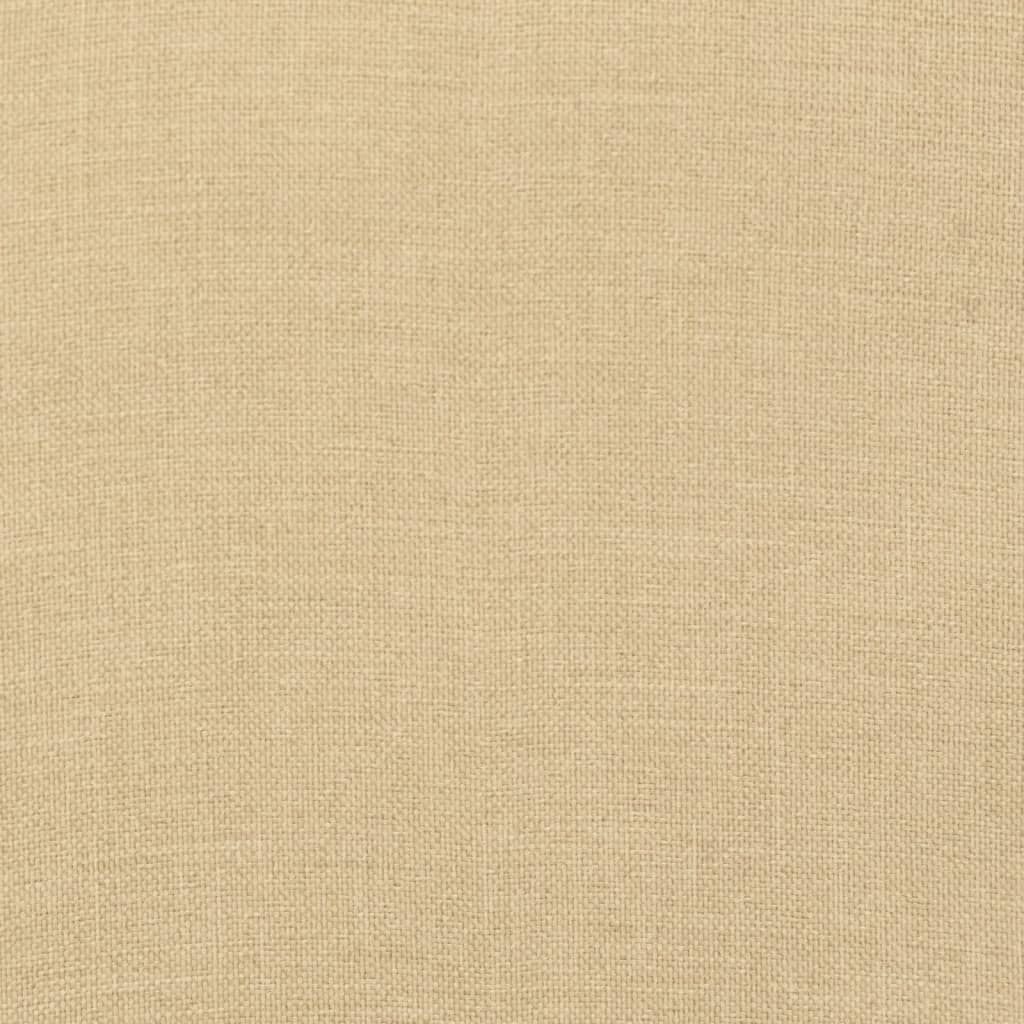 vidaXL Sonnenliegen-Auflage Melange Beige 200x50x4 cm Stoff