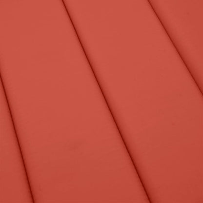 vidaXL Coussin pour chaise longue mélangé rouge 200x50x4 cm Tissu