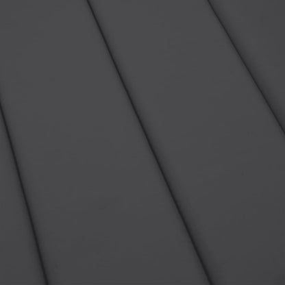 vidaXL Coussin de bain de soleil Mélange anthracite 200x60x4 cm Tissu