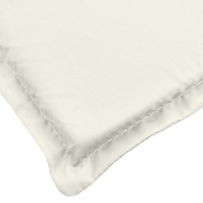 vidaXL Matelas de bain de soleil crème chiné 200x70x4 cm Tissu