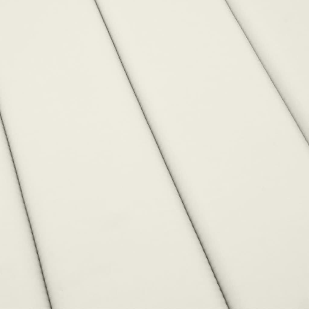vidaXL Matelas de bain de soleil crème chiné 200x70x4 cm Tissu