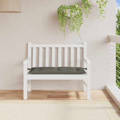 vidaXL Gartenbank-Auflage Melange Dunkelgrau 100x50x7 cm Stoff