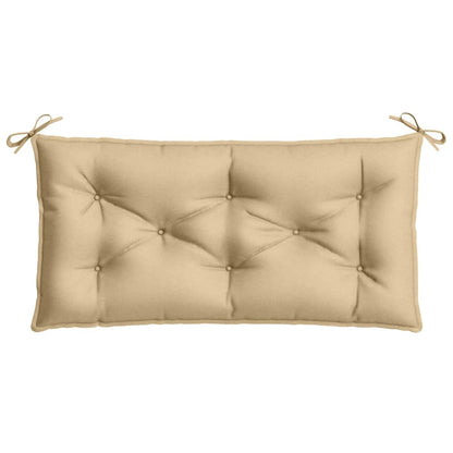 vidaXL Coussin de banc de jardin mélangé beige 100x50x7 cm Tissu