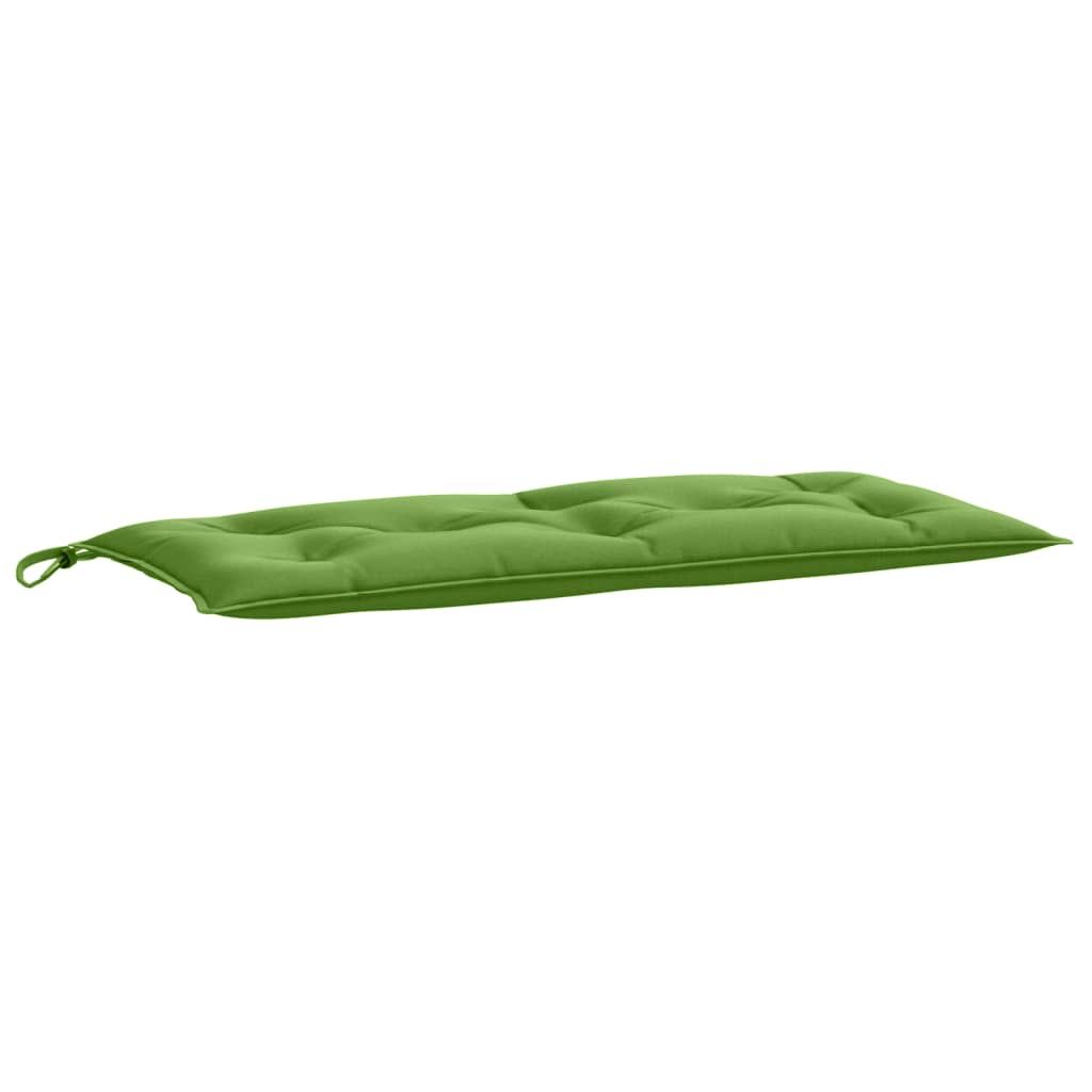 vidaXL Coussin de banc de jardin vert chiné 100x50x7 cm Tissu