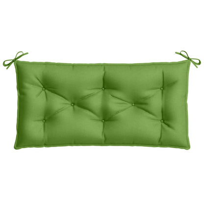 vidaXL Coussin de banc de jardin vert chiné 100x50x7 cm Tissu