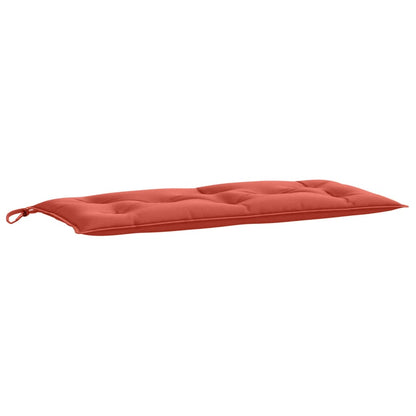 vidaXL Coussin de banc de jardin mélange rouge 100x50x7 cm Tissu