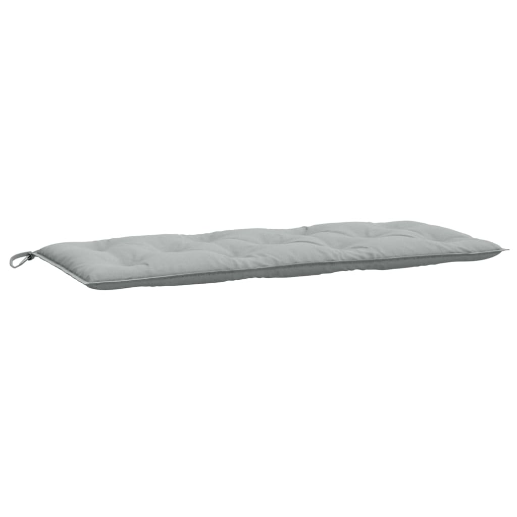 vidaXL Gartenbank-Auflage Melange Hellgrau 120x50x7 cm Stoff