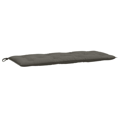 vidaXL Coussin de banc de jardin chiné gris foncé 120x50x7 cm Tissu