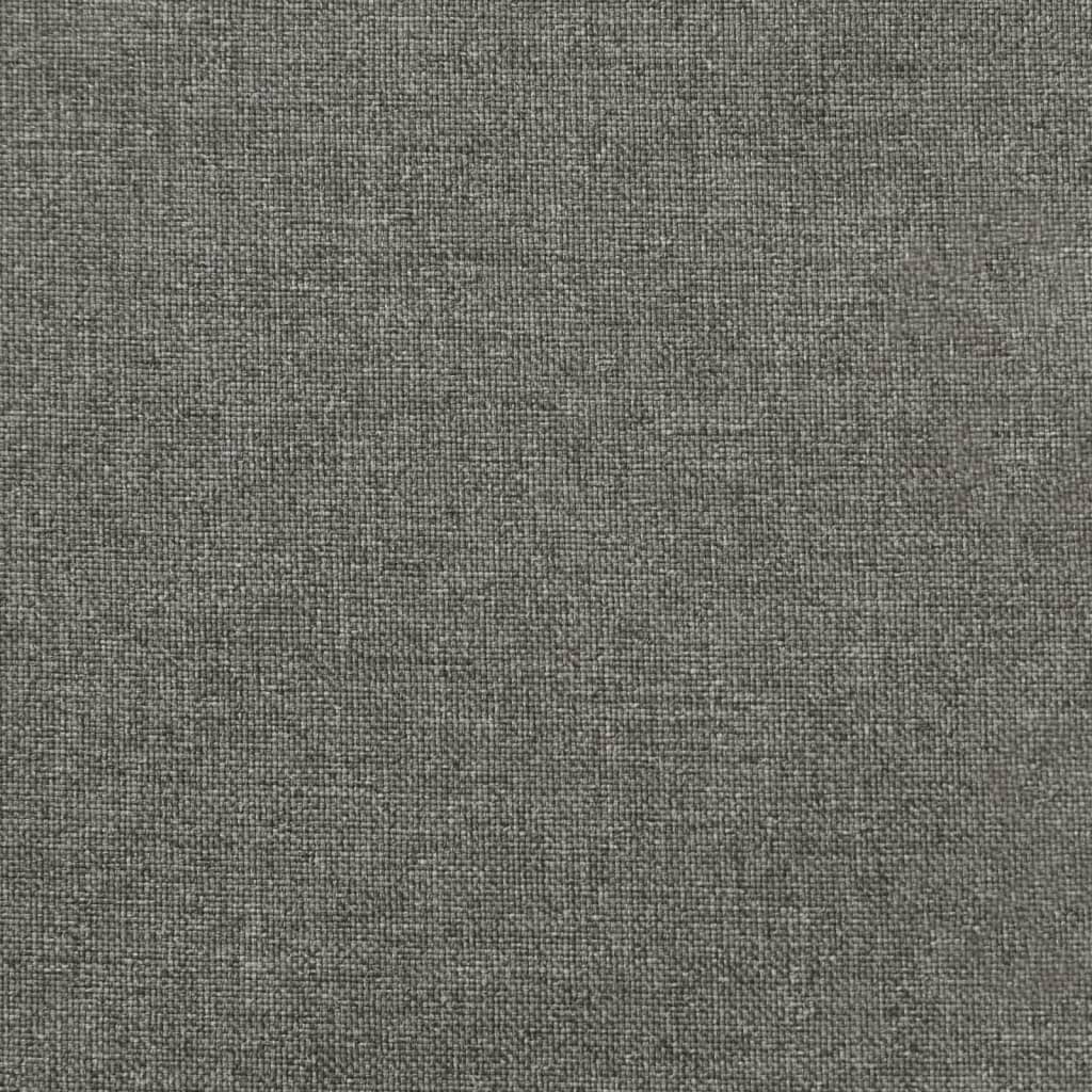 vidaXL Coussin de banc de jardin chiné gris foncé 120x50x7 cm Tissu