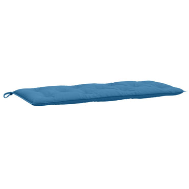 vidaXL Coussin de banc de jardin, bleu chiné, 120 x 50 x 7 cm, tissu