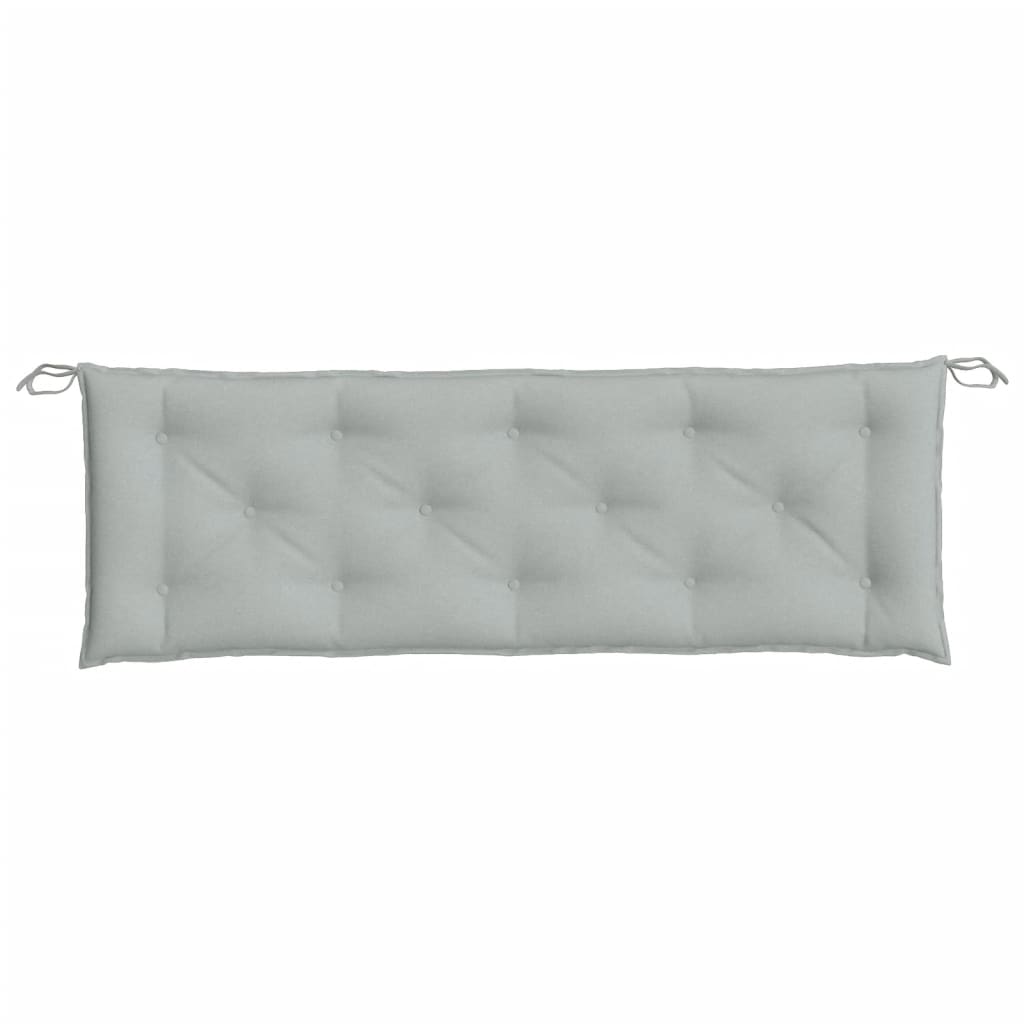 vidaXL Gartenbank-Auflage Melange Hellgrau 150x50x7 cm Stoff