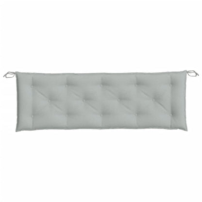 vidaXL Gartenbank-Auflage Melange Hellgrau 150x50x7 cm Stoff