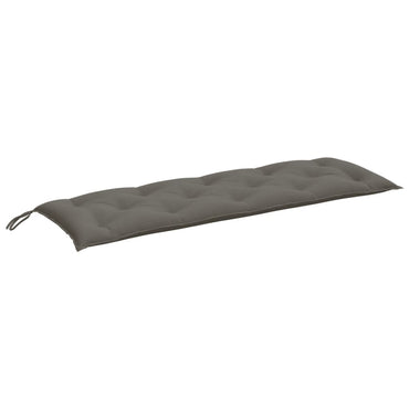 vidaXL Coussin de banc de jardin chiné gris foncé 150x50x7 cm Tissu