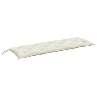 vidaXL Gartenbank-Auflage Melange Creme 150x50x7 cm Stoff