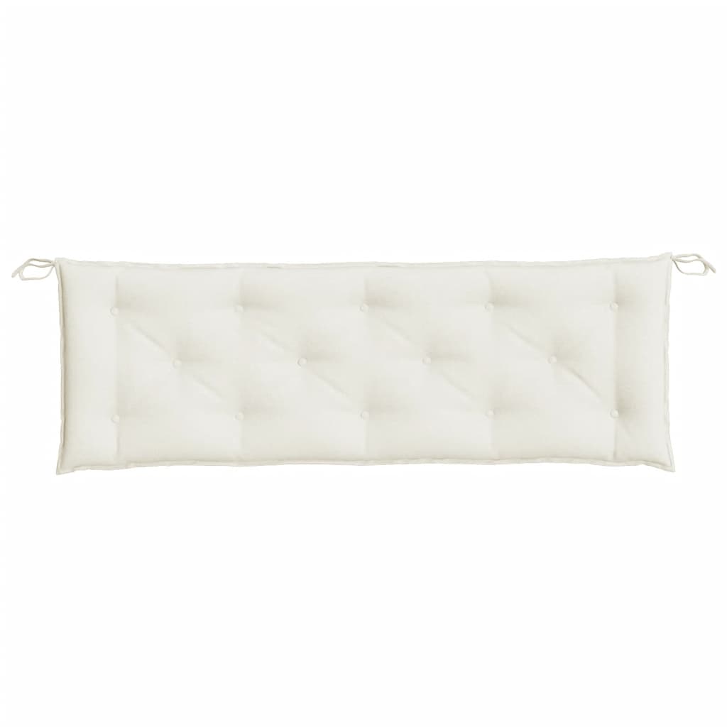 vidaXL Gartenbank-Auflage Melange Creme 150x50x7 cm Stoff