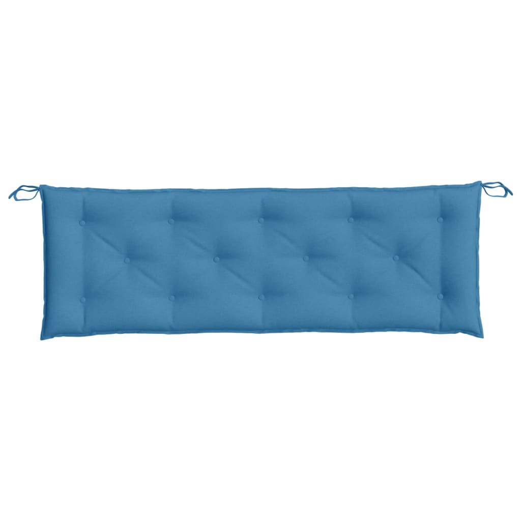 vidaXL Gartenbank-Auflage Melange Blau 150x50x7 cm Stoff